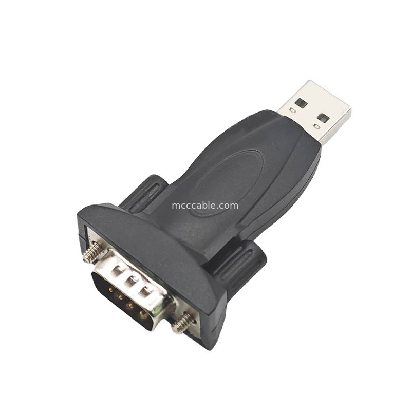 Endüstriyel Bağlantılar USB RS232 Seri Kablo DB-9Pin Erkek Usb Seri Kablo Destekleri PL2303\CH340 Protokol Adaptörü