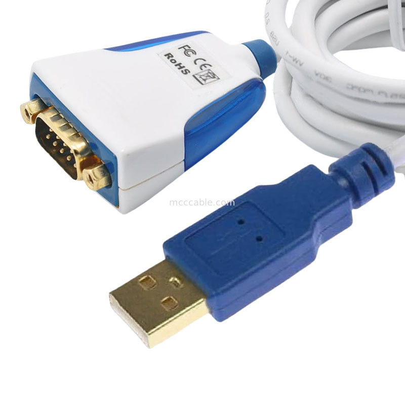 Embedded Electronics ve Industrial DB9M Connectors ile USB-A'dan RS232 Seri Kablosu