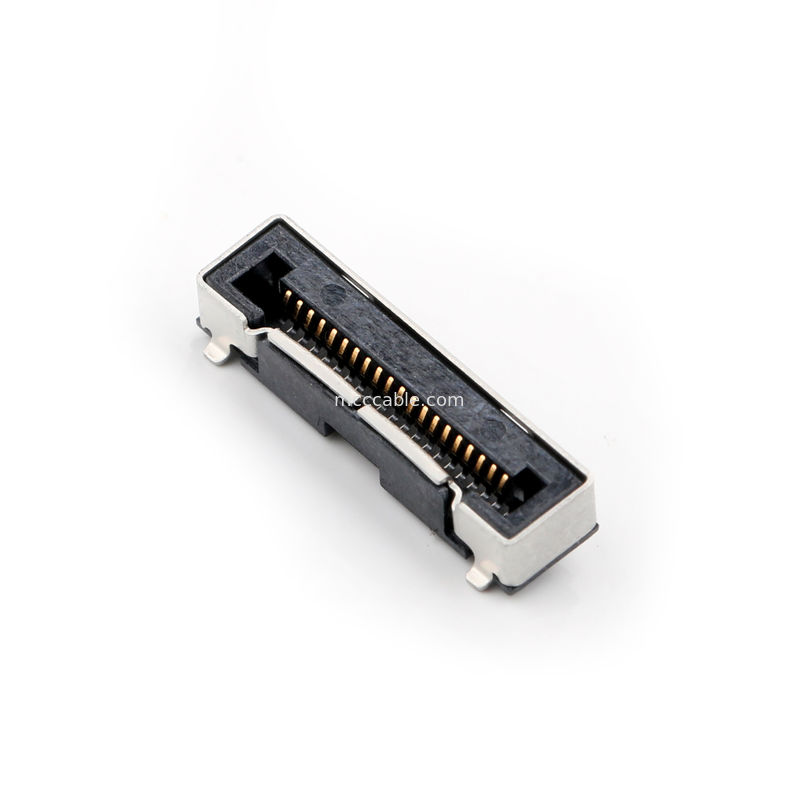 Honda LVC-D20SFYG PC tarafı 0.5 mm Pitch SMT Tip Bağlantısı Tek / Düz Süper İnce Koaksiyel Kablolar İçin