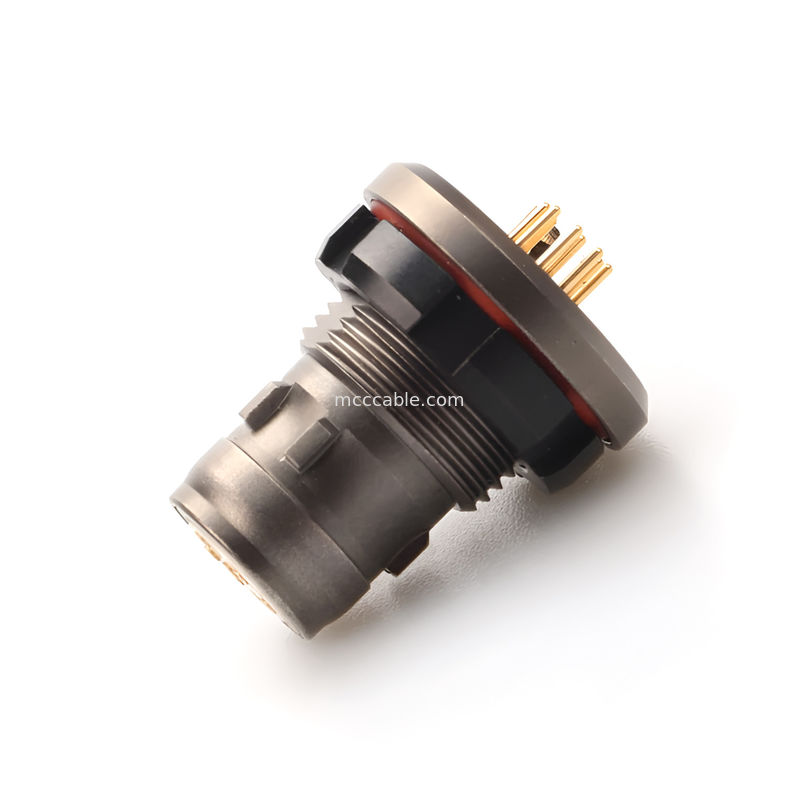 Endüstriyel sınıf R Serisi 16P Erkek ve Dişi Askeri Su geçirmez Bağlantı, Koruma seviyesi IP6K8'e ulaşır