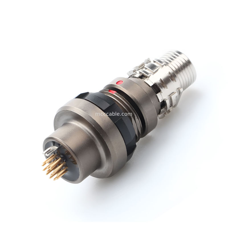 Endüstriyel sınıf R Serisi 16P Erkek ve Dişi Askeri Su geçirmez Bağlantı, Koruma seviyesi IP6K8'e ulaşır