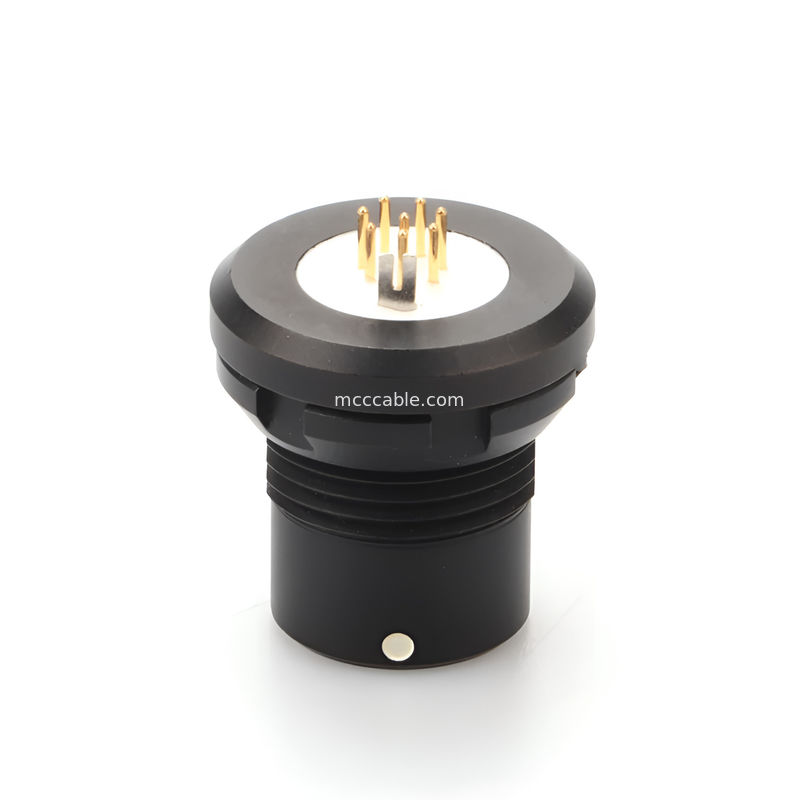 Endüstriyel Su geçirmez Dairesel Bağlantı X Serisi 8P Kadın Askeri Bağlantı - Yüksek Hızlı Veri İletişim