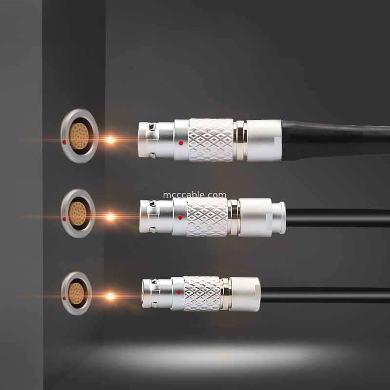 LEB Serisi FGG.1B 7Pin Erkek Havacılık Plug Endüstriyel Dairesel Bağlantı