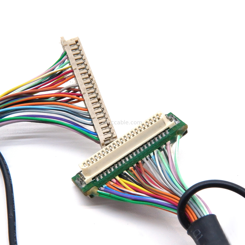 DF9 41P Endüstriyel Sınıf Tıbbi Tel Bağlantısı  DF9 41 Pin Ekran Ekran Kablosu Kadın Sıcak Baskı Düz Bağlantı