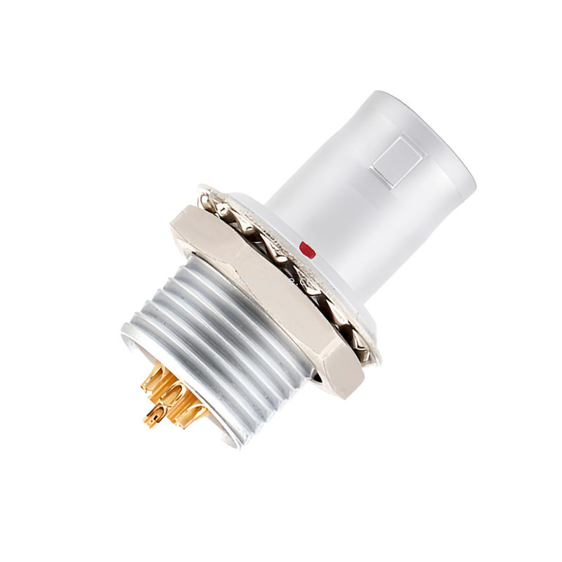 B Serisi Push Pull Dairesel Bağlayıcı Çok çekirdekli tip 2 ~ 32 çekirdekli kaynak iğnesi çekirdek (düz veya açılı)