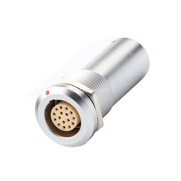 Askeri Endüstriyel Tıbbi Dairesel Bağlantılar B Serisi Z19 16P Sabit Çift Geçit, Düğüm Sabit, Her iki ucunda Sabit Pinler