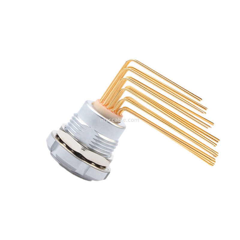 Dairesel Su geçirmez Bağlantı Z2 26Pin Çift Mürekkep 90° Açı Mürekkep Merkezi İç ve Dış Mürekkep Sabit Soket