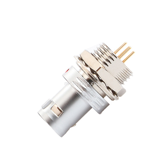 Dairesel Bağlantı T9 7Pin Sabit Plug Nut Sabit Askeri Tıbbi Havacılık Ekipmanı Bağlantısı