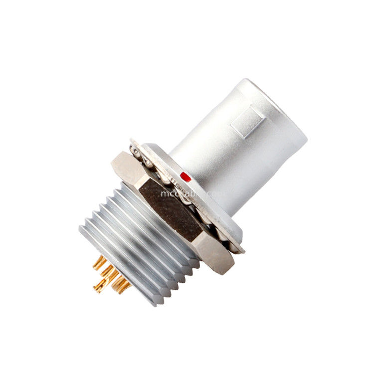 T2 8Pin dairesel bağlantı paneli, kilitleme cihazı olmayan sabit fiş. Endüstriyel çözüm.