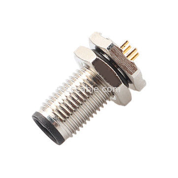 Yuvarlak Bağlantı M5 kodu-A Su geçirmez Serisi Panel Flange PCB Erkek Soket Destek 3 çekirdek ve 4 çekirdek özelleştirme IP67