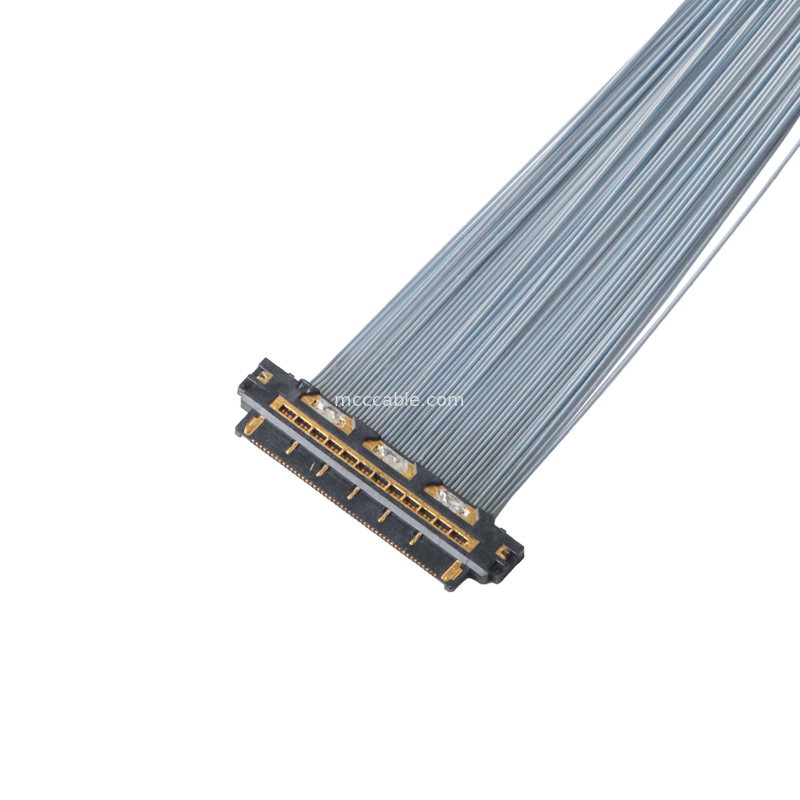 Özel Bağlantı KEL XSL20-48 Kamera Ultra ince Koaksiyel Bağlantı 0.25mm Pitch Mikro Koaksiyel Kablo