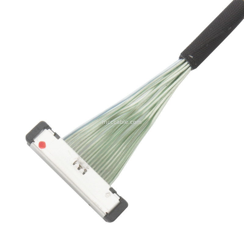 0.4mm Pitch 20380-R20T-06 Mikro Koaksiyel Kablo Lvds bağlantı kablosu 20P 0.4mm pitch