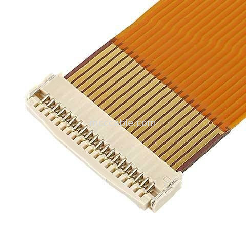 0.5mm Pitch FPC Esnek Düz Kablo  MINIFLEX 5-BFN II 20542-020E-01 Sinyal Pin için