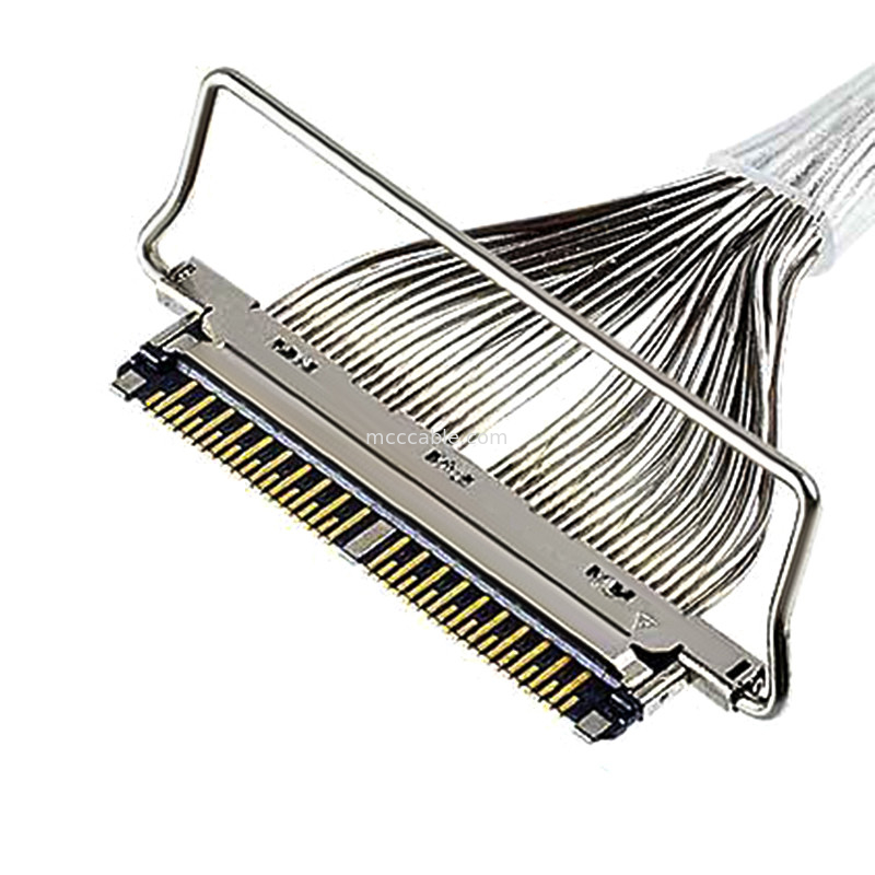 40P Kablo Kapalı 20978-040T-01 40pin lvds konektörü 0.25 mm mesafe, Yatay çiftleşme tipi