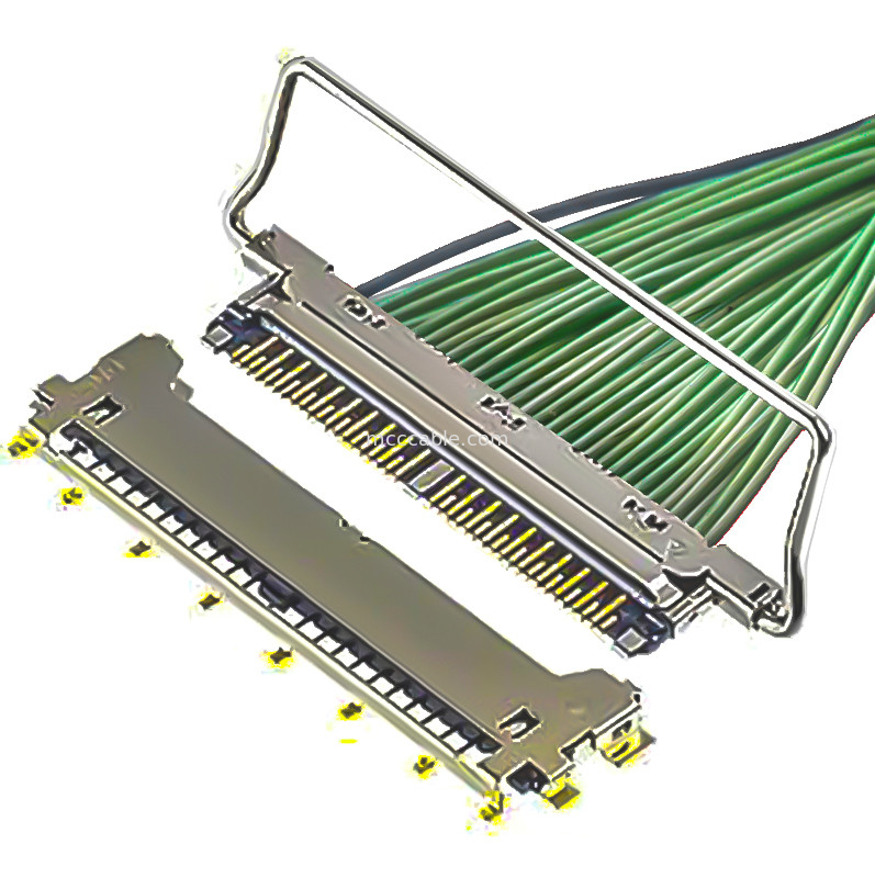 40P Kablo Kapalı 20978-040T-01 40pin lvds konektörü 0.25 mm mesafe, Yatay çiftleşme tipi