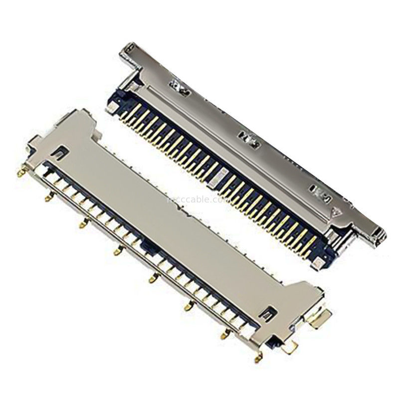 lvds konektör tipleri 40 pimli lvds konektör 20977-040T 040E 01 Yatay çiftleşme tipi Mikro koaksiyel konektör