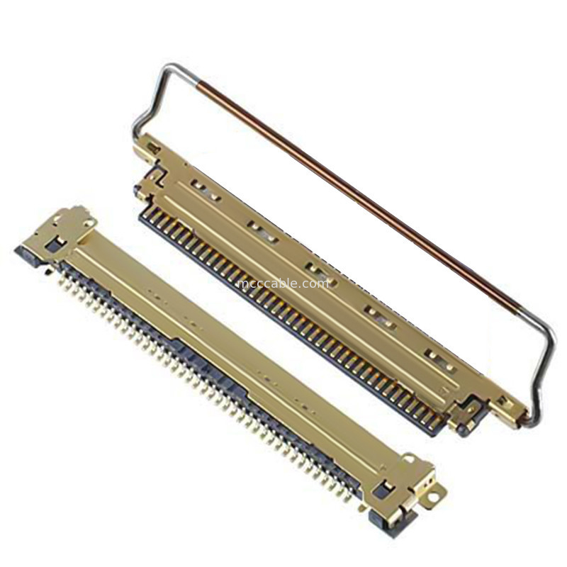 20453 20454 20455-240T A40E-76 2574 2576-0402 Koaksiyel Kablo 0.4 mm mesafe Yatay çiftleşme tipi mikro-koaksiya