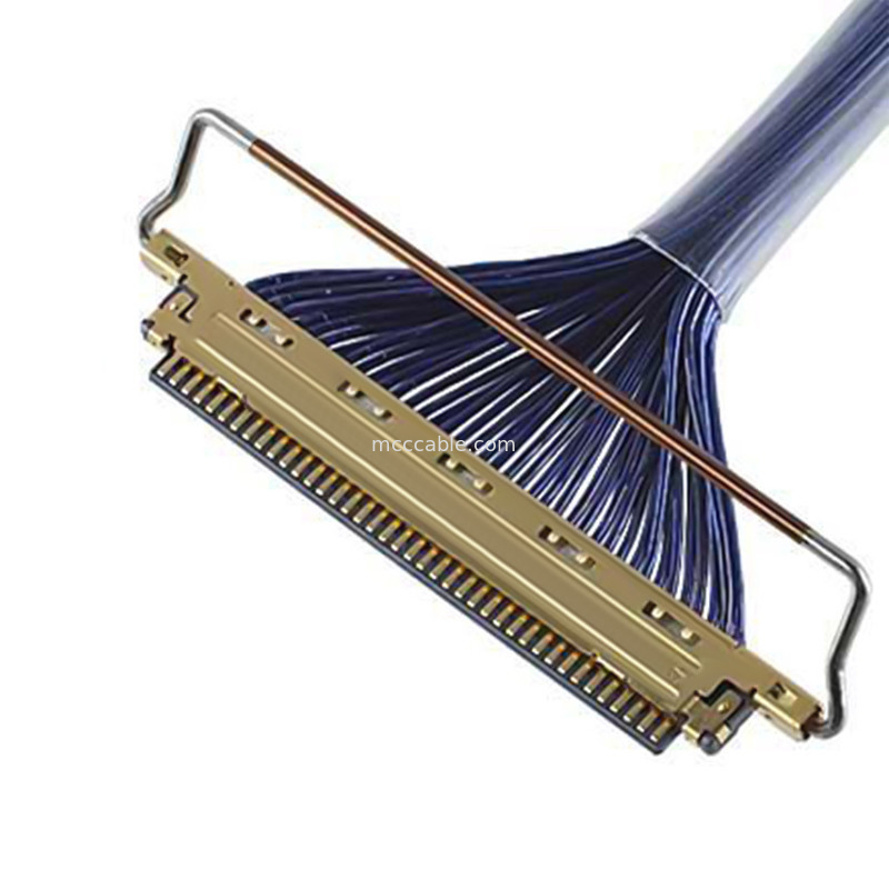 20453 20454 20455-240T A40E-76 2574 2576-0402 Koaksiyel Kablo 0.4 mm mesafe Yatay çiftleşme tipi mikro-koaksiya