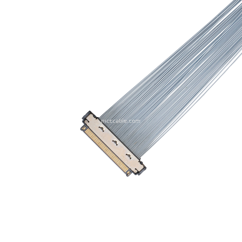KEL XSL20-48S Mikro Koaks Kablosu, 0.25mm Pitch, 44AWG PFA, Çift UV Yapıştırıcı