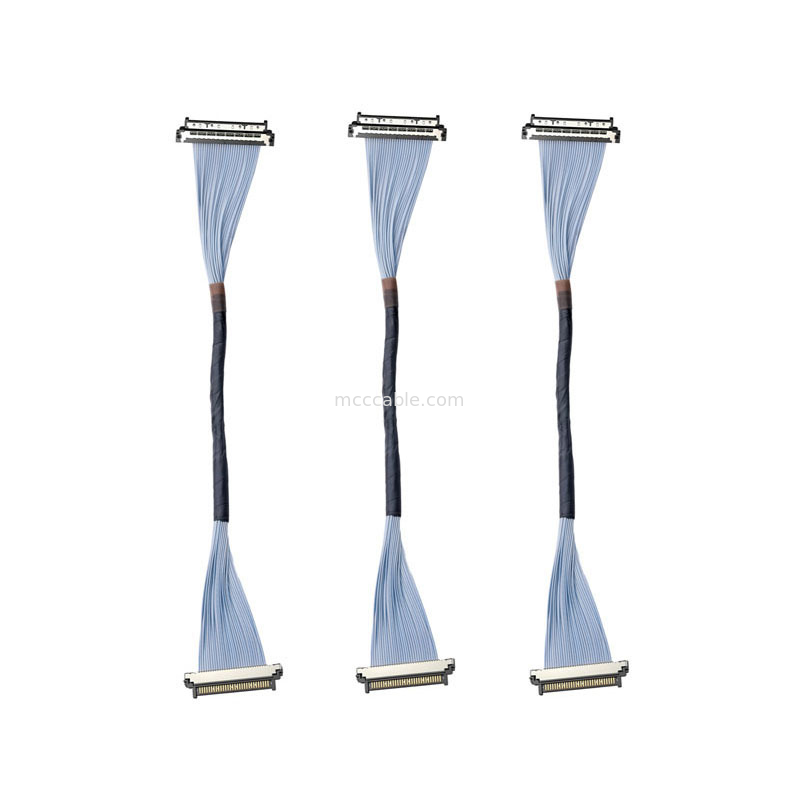 Geleceğe Hazır USL20-30SS-015B Mikro Koaksiyel Kablo 0.4mm AI Edge Bilgisayar Kameraları için Bağlantı