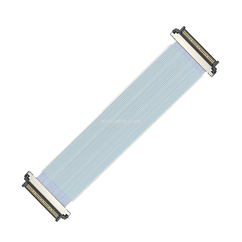 USL20-30SS-045CH 0.4mm Mikro Koaksi Kablo Montajı PCIe Gen5-Uyumlu Edge AI İşlem Modülleri İçin