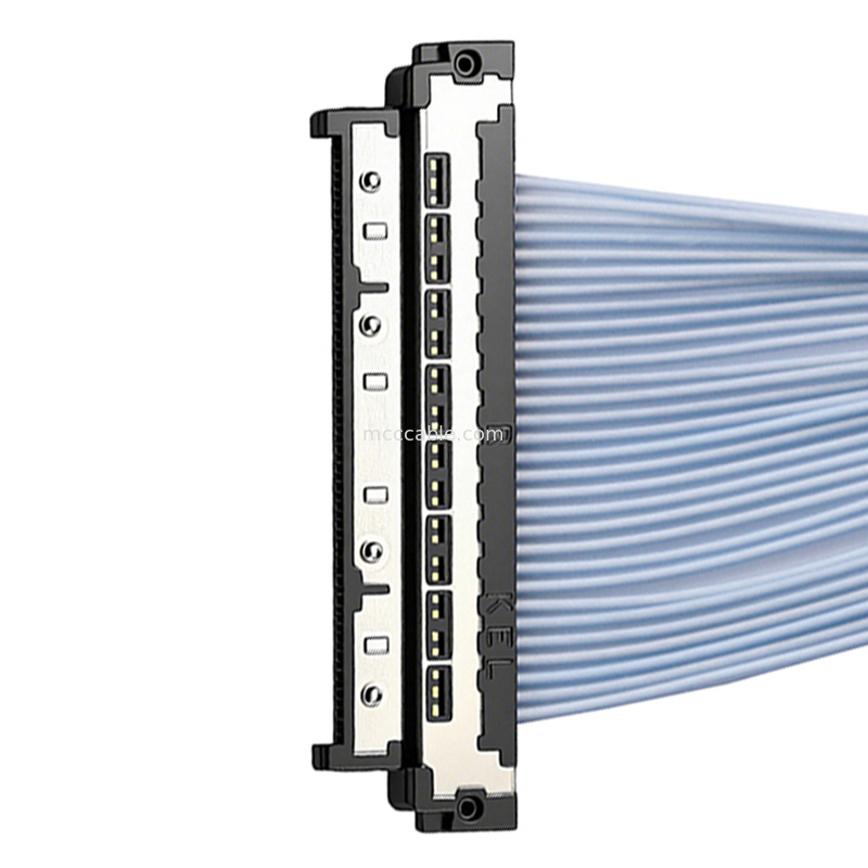 Geleceğe Hazır USL20-30SS-015B Mikro Koaksiyel Kablo 0.4mm AI Edge Bilgisayar Kameraları için Bağlantı