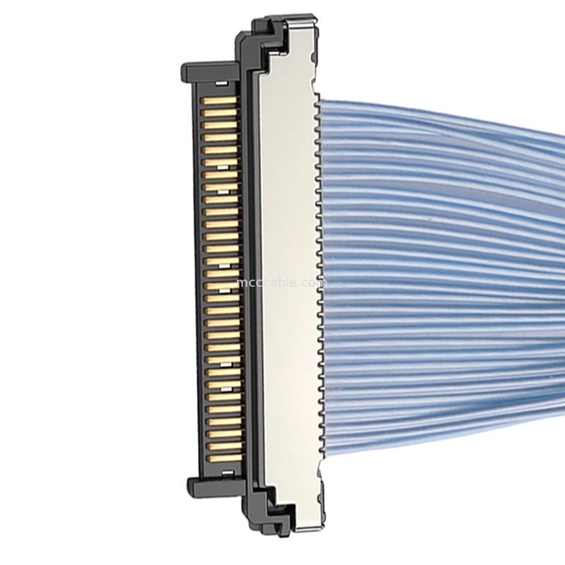 Geleceğe Hazır USL20-30SS-015B Mikro Koaksiyel Kablo 0.4mm AI Edge Bilgisayar Kameraları için Bağlantı