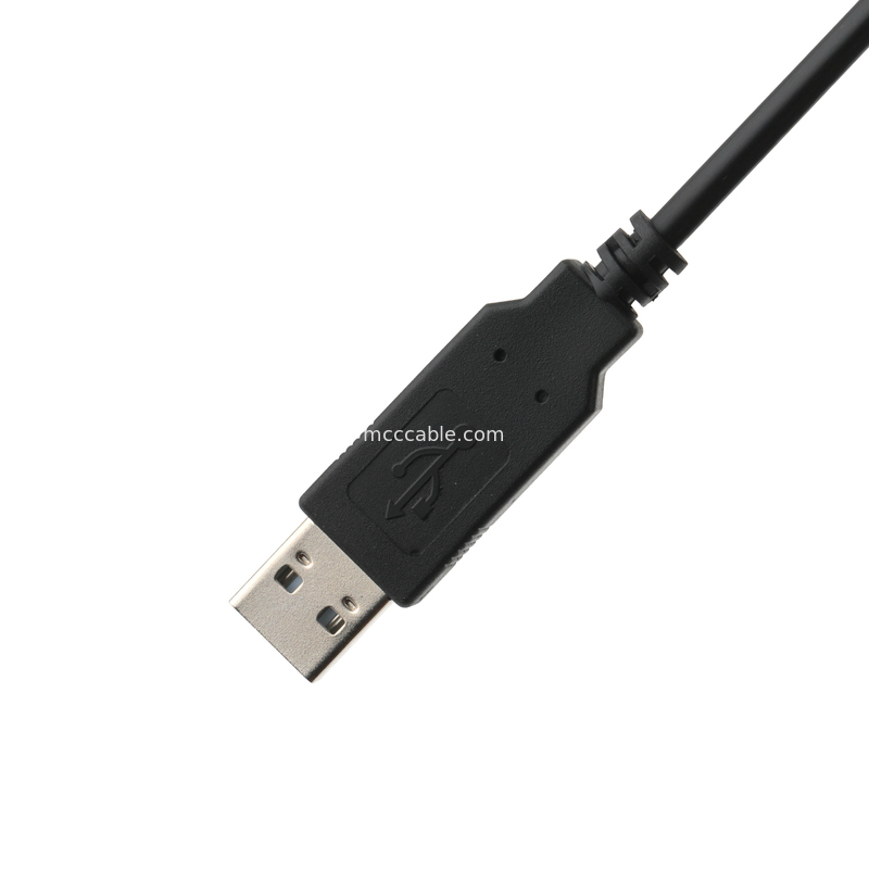 USB to RJ45 Cable Assembly, UL2464 28AWG 4-Core with Shielded 8P8C Connector