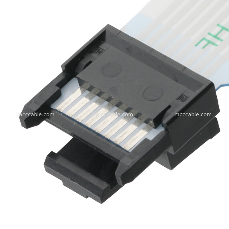 1.0mm Pitch FFC Cable Assembly - 8 Conductor -VW-1 Flame Retardant - 105°C Rated