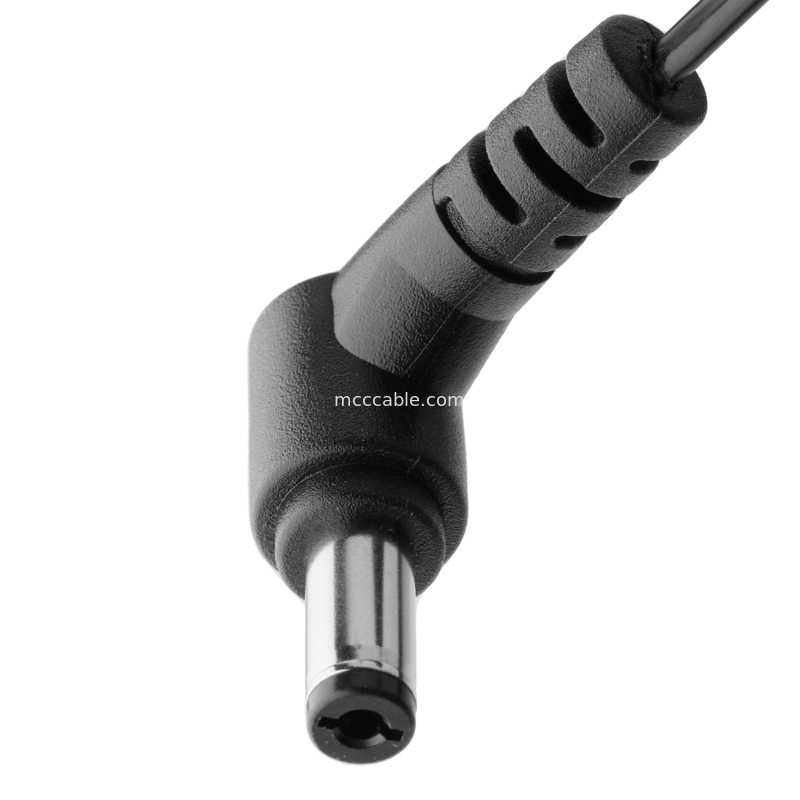 90 Derece DC Fiş 2.1x5.5mm - 2-Pin Kablo Grubu - UL2648 24AWG