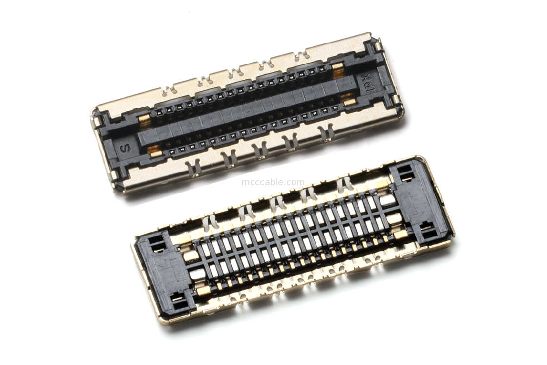 High-Speed Shielded Board-to-Board Receptacle Connector 0.35mm Pitch for Data Transmission