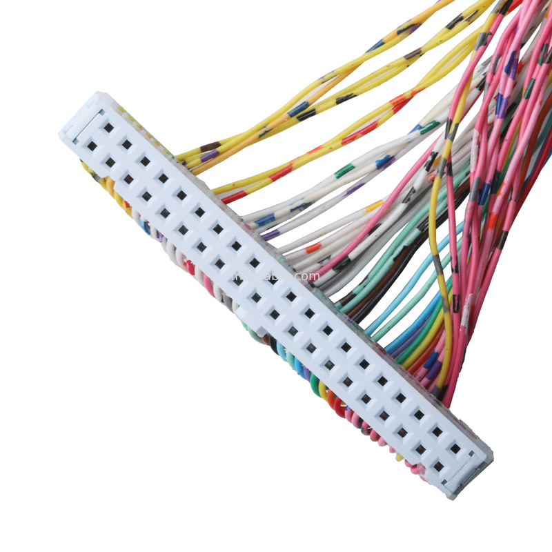 40-Pin IDC Şerit Kablo Demeti - 28AWG 0,05mm Aralık - 40-İletken Düz Tel
