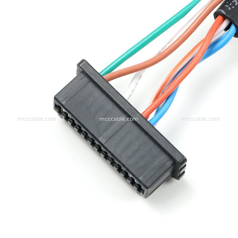 Özel Samtec ACRK-12 Dairesel - Molex Micro-Lock 26-Pin Kablo Grubu | CAT6A