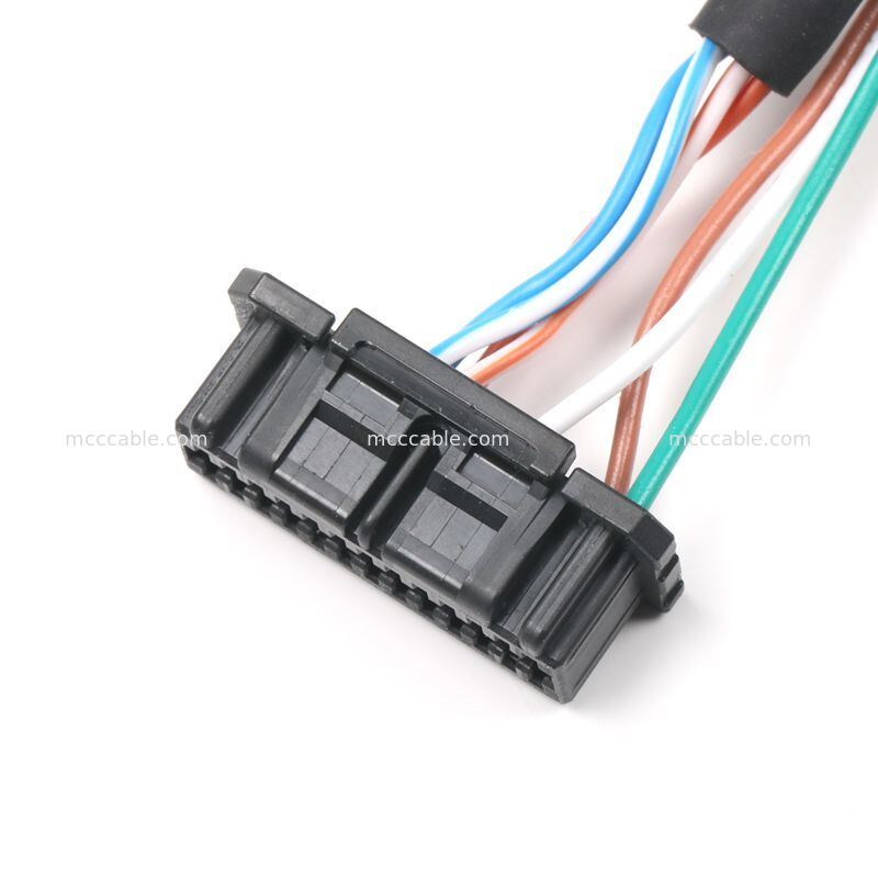 Özel Samtec ACRK-12 Dairesel - Molex Micro-Lock 26-Pin Kablo Grubu | CAT6A