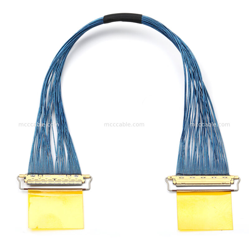 20453-040T-01 Konnektörlü Mikro Koaksiyel Kablo Grubu – Özel OEM Yüksek Hızlı Ara Bağlantı