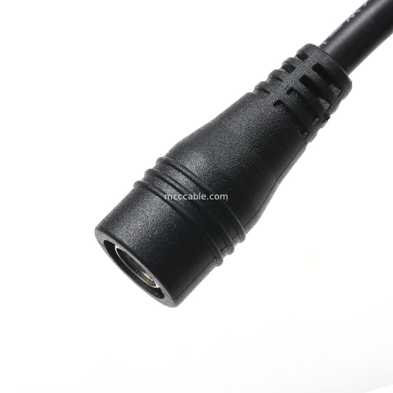 DC 5.5×2.1 Female to 3-Pin Wire Harness Cable Assembly – Custom OEM Power Interconnect
