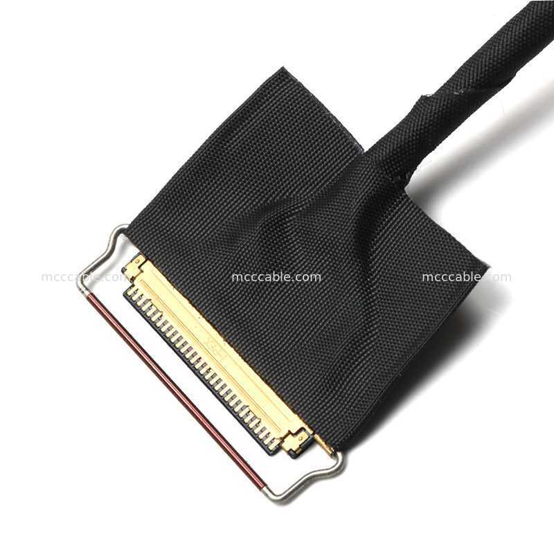 LCD Sürücü Kartları için Özel 20453 50Pin'den 30Pin'e Mikro Koaksiyel Ekran Kablo Düzeneği