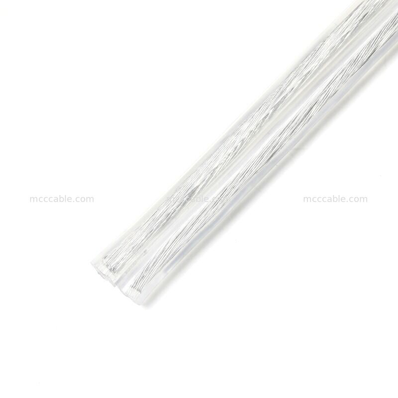 18AWG SPT-2 Kablosu ile Özel Şeffaf Polazlı İki Çaplı Güç Kablosu Montajı