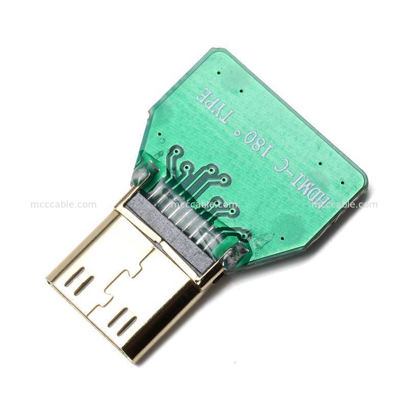 Gömülü Ekran Sistemleri için Özel Mikro HDMI'den Mini HDMI Mikro Koaksi Kablo Montajı
