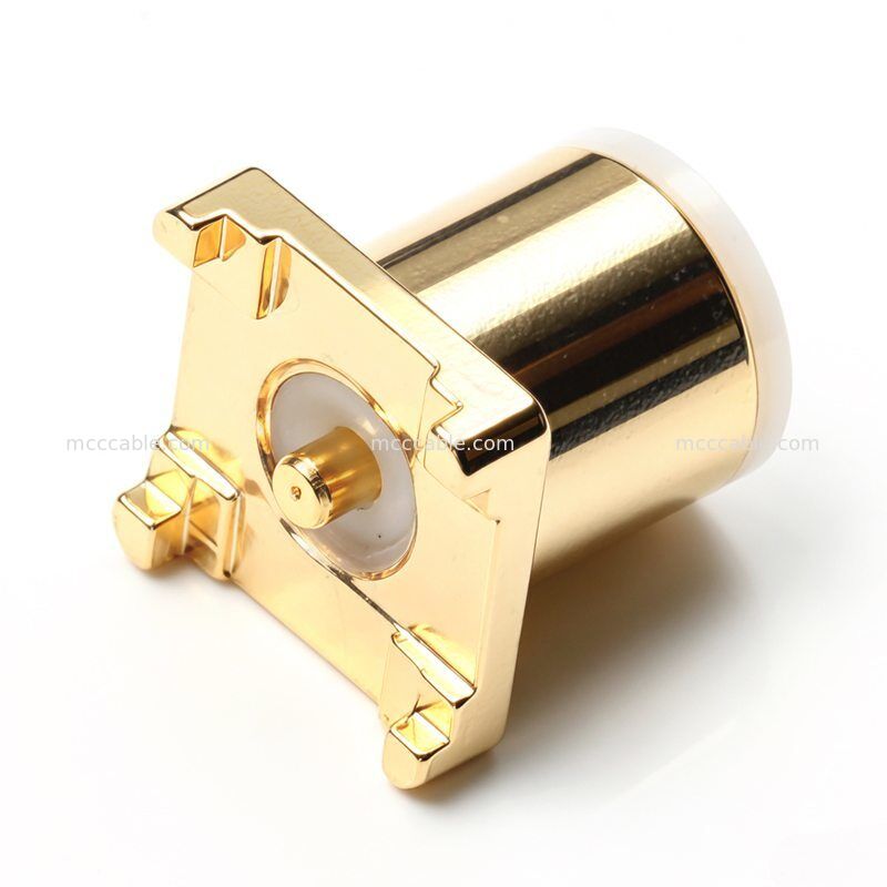 Kablosuz İletişim Sistemleri için Özel Altın Plated PCB Mount RF Test Bağlantısı