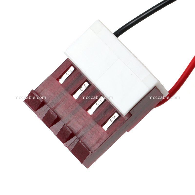 4 Pin Nano-Fit MTA156 Güç Tedarik Kablosu Montajı 15V AWG22 Özel Tel Bağlantısı