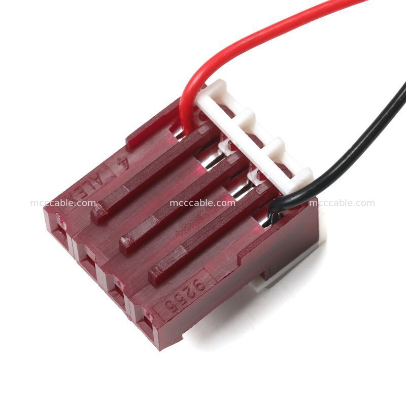 4 Pin Nano-Fit MTA156 Güç Tedarik Kablosu Montajı 15V AWG22 Özel Tel Bağlantısı
