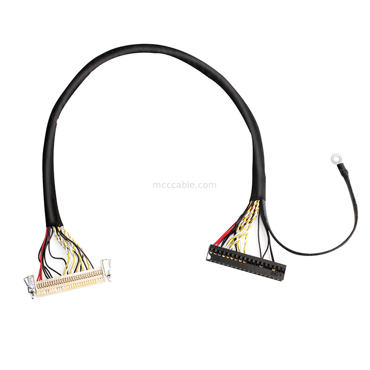 30 Pin LVDS Kablo Montajı, Lcd Panel için 51 Pin FI X30HL-B Lvds Kablo