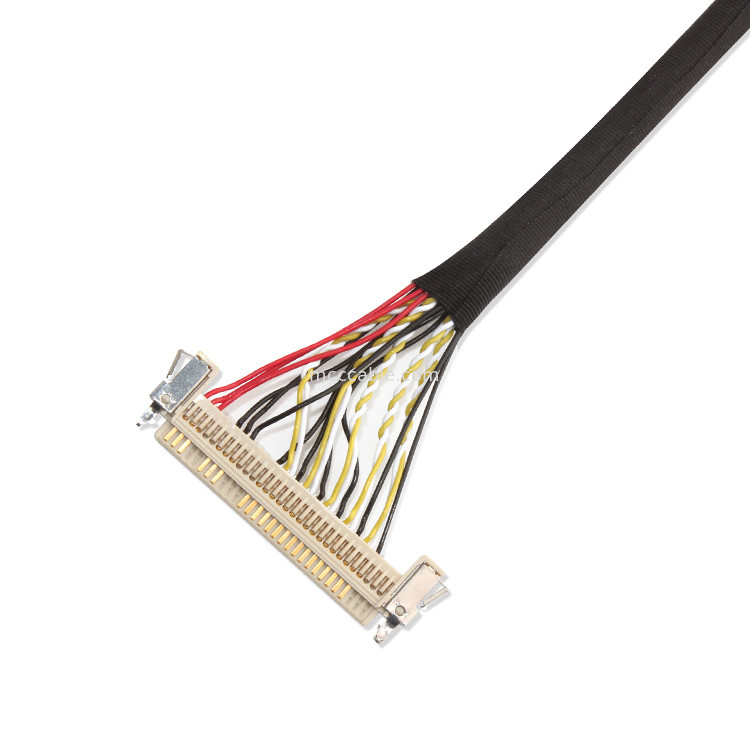 30 Pin LVDS Kablo Montajı, Lcd Panel için 51 Pin FI X30HL-B Lvds Kablo