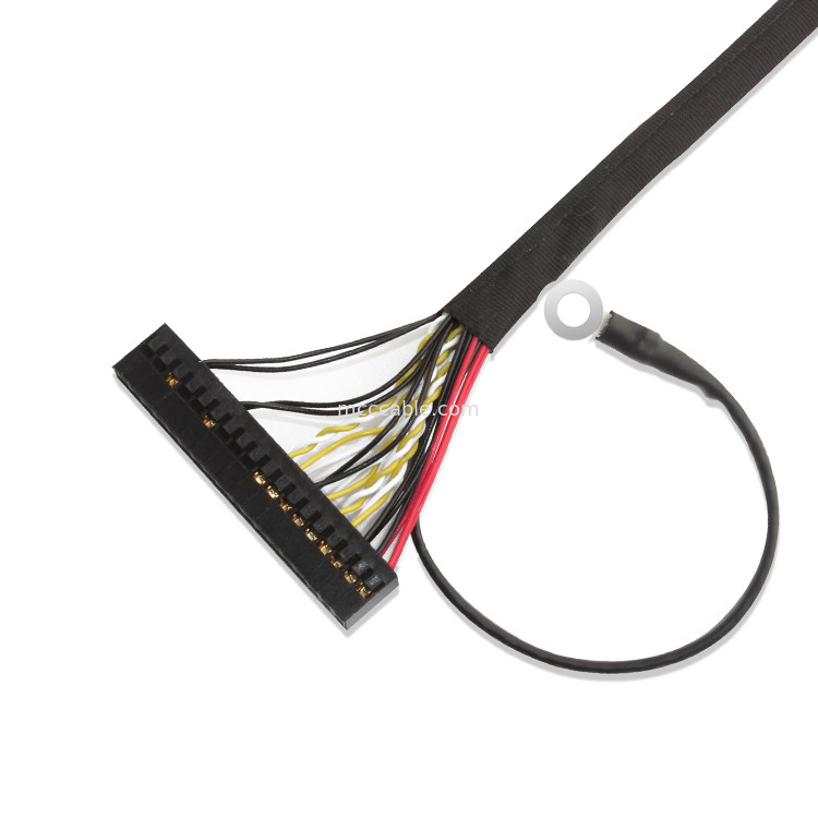 30 Pin LVDS Kablo Montajı, Lcd Panel için 51 Pin FI X30HL-B Lvds Kablo