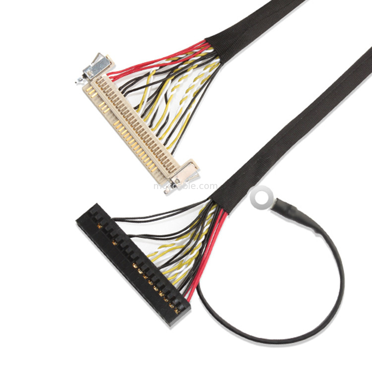 30 Pin LVDS Kablo Montajı, Lcd Panel için 51 Pin FI X30HL-B Lvds Kablo