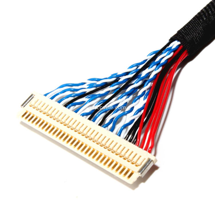 FI X30H Lvds 30 Pin 30 32 36 AWG JAE Konektörü Lcd Panel lvds ekran konektörü