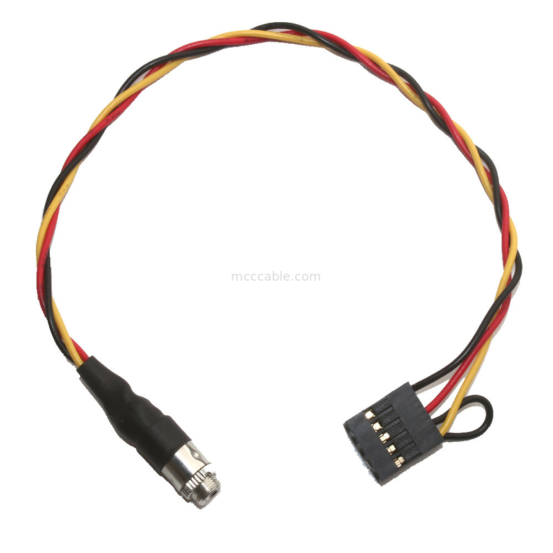 Molex 22 55 2101 Özel Kablo Demeti 2,54 mm Aralık 3,5 mm Panel Montajlı Ses Jakı