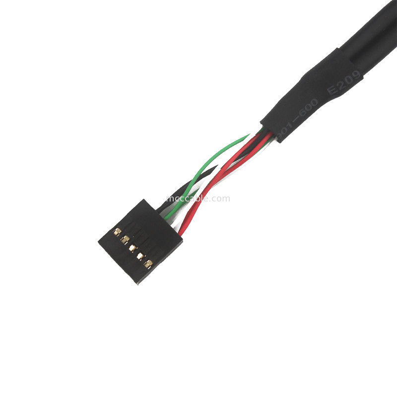 2.54mm Çift Usb Kablo Demeti Bb'den Sbc'ye 10 POS MOLEX 22552101 kablosu