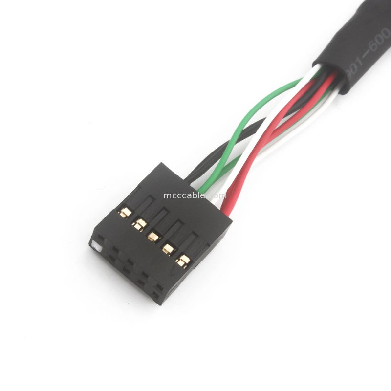 2.54mm Çift Usb Kablo Demeti Bb'den Sbc'ye 10 POS MOLEX 22552101 kablosu